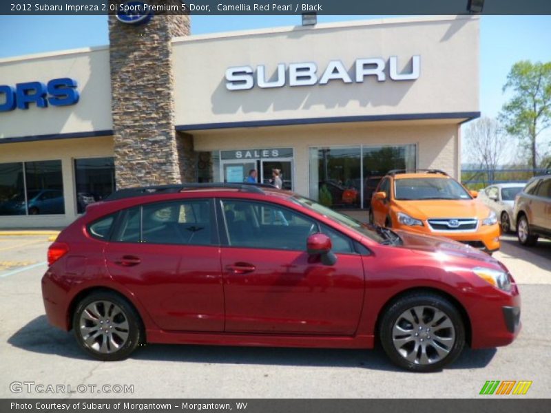 Camellia Red Pearl / Black 2012 Subaru Impreza 2.0i Sport Premium 5 Door