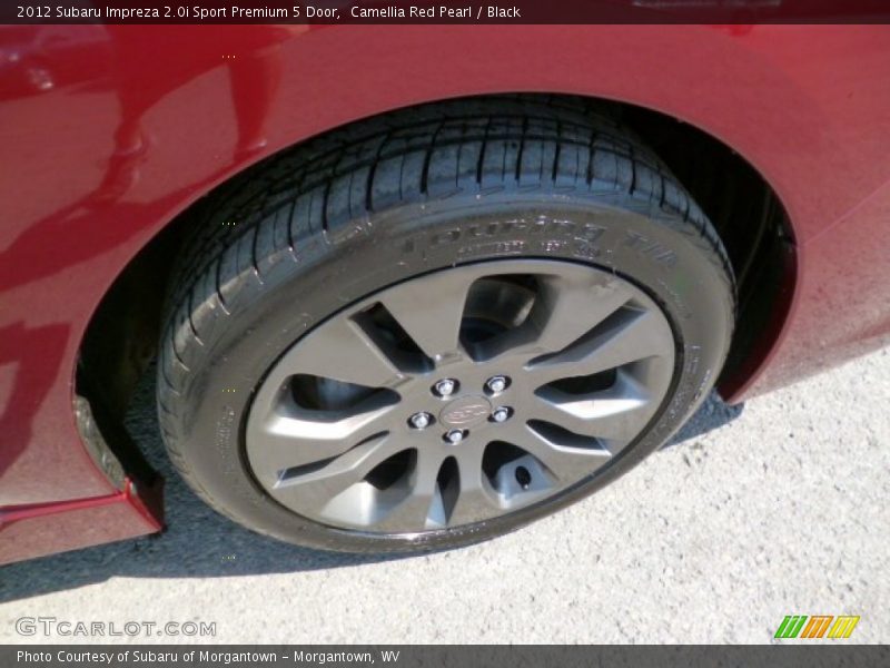 Camellia Red Pearl / Black 2012 Subaru Impreza 2.0i Sport Premium 5 Door