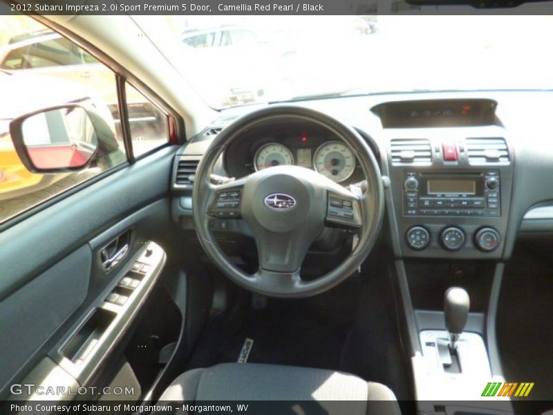 Camellia Red Pearl / Black 2012 Subaru Impreza 2.0i Sport Premium 5 Door