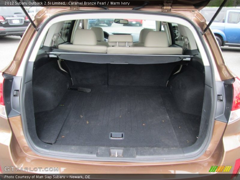  2012 Outback 2.5i Limited Trunk