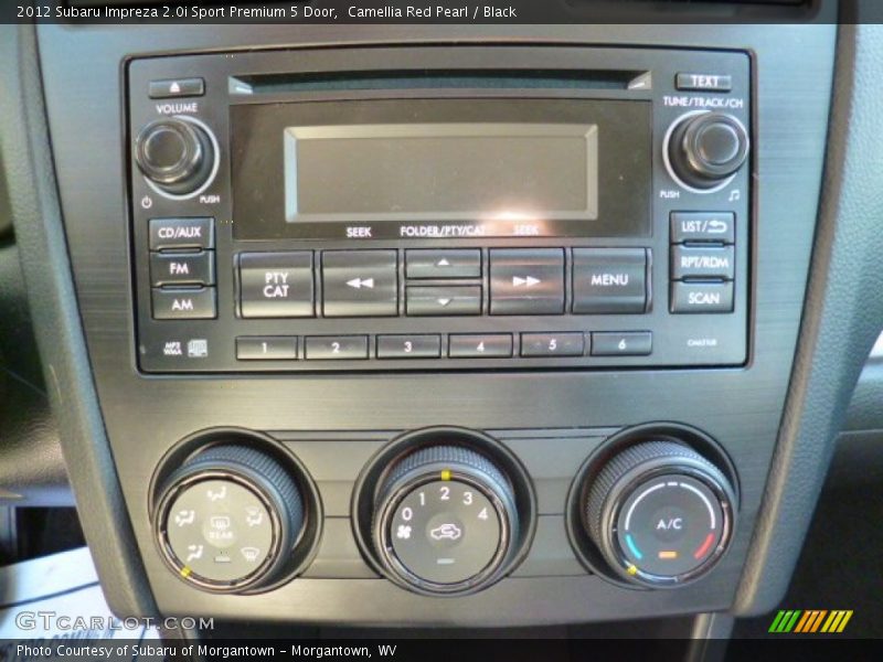 Camellia Red Pearl / Black 2012 Subaru Impreza 2.0i Sport Premium 5 Door