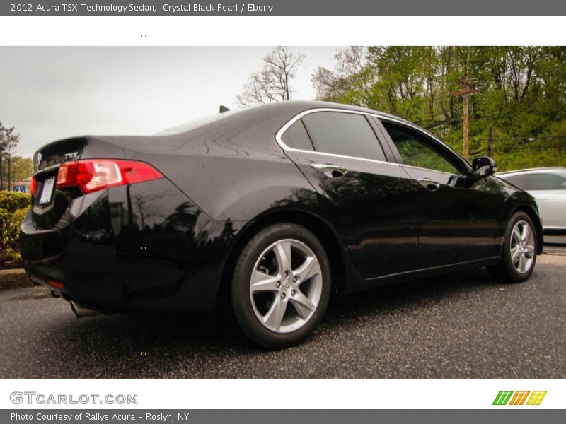 Crystal Black Pearl / Ebony 2012 Acura TSX Technology Sedan