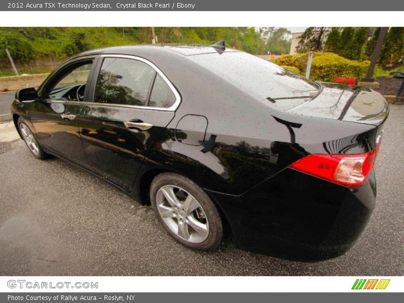 Crystal Black Pearl / Ebony 2012 Acura TSX Technology Sedan