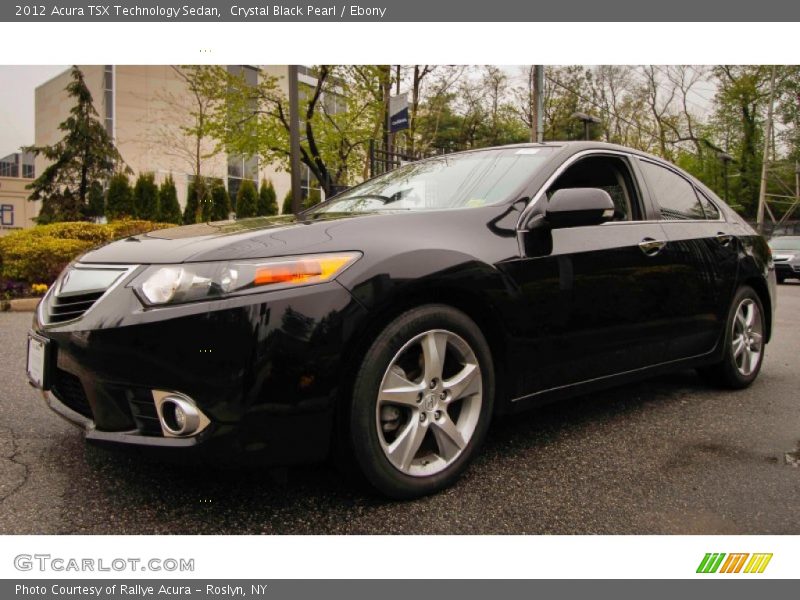 Crystal Black Pearl / Ebony 2012 Acura TSX Technology Sedan