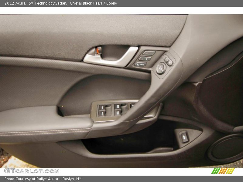 Crystal Black Pearl / Ebony 2012 Acura TSX Technology Sedan