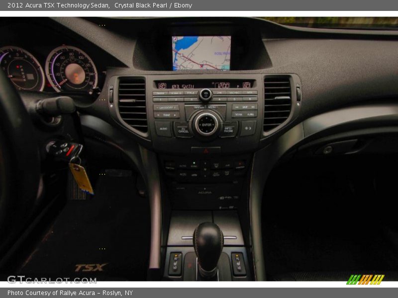 Crystal Black Pearl / Ebony 2012 Acura TSX Technology Sedan