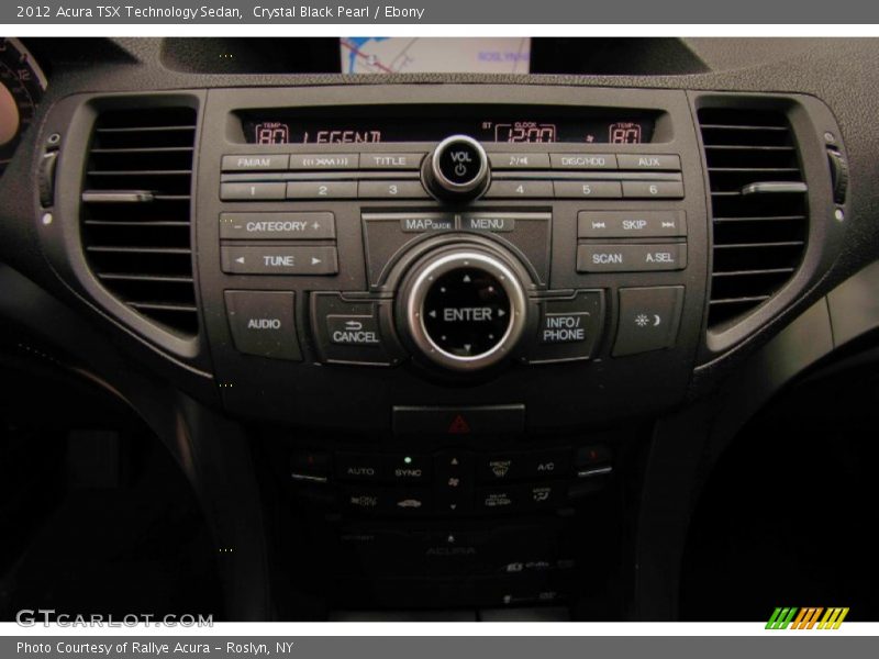 Crystal Black Pearl / Ebony 2012 Acura TSX Technology Sedan