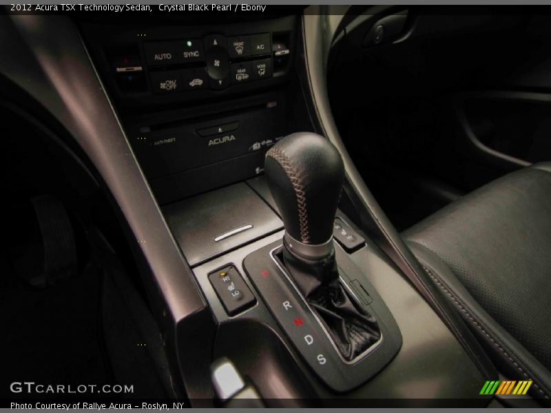 Crystal Black Pearl / Ebony 2012 Acura TSX Technology Sedan