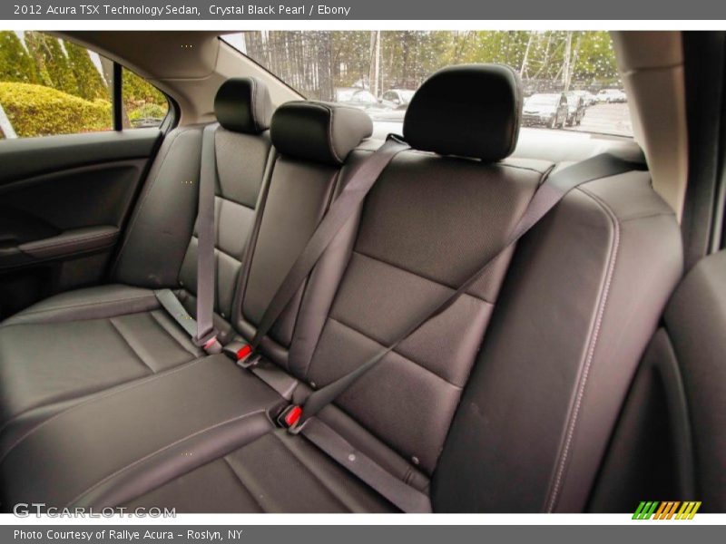 Crystal Black Pearl / Ebony 2012 Acura TSX Technology Sedan