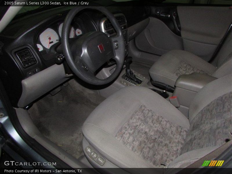 Ice Blue / Grey 2005 Saturn L Series L300 Sedan