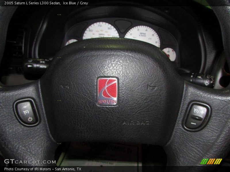 Ice Blue / Grey 2005 Saturn L Series L300 Sedan
