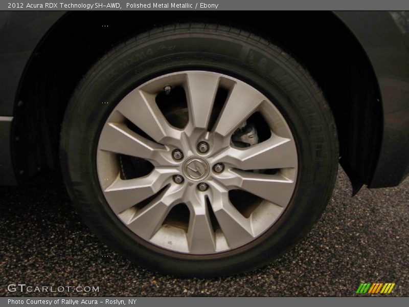 Polished Metal Metallic / Ebony 2012 Acura RDX Technology SH-AWD