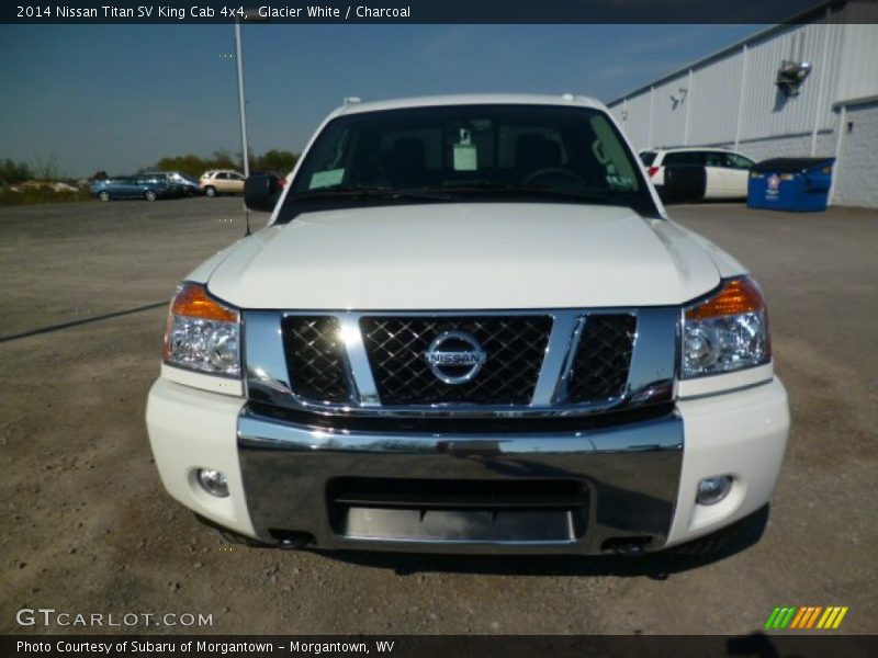 Glacier White / Charcoal 2014 Nissan Titan SV King Cab 4x4