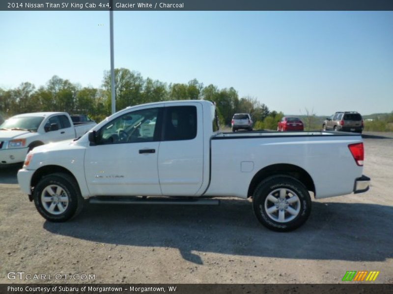 Glacier White / Charcoal 2014 Nissan Titan SV King Cab 4x4