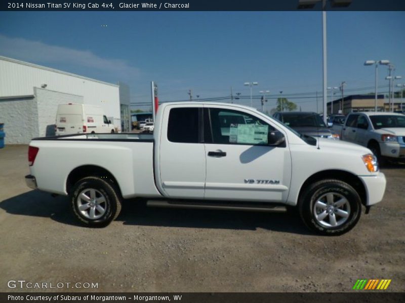 Glacier White / Charcoal 2014 Nissan Titan SV King Cab 4x4