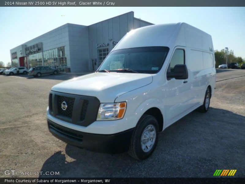 Glacier White / Gray 2014 Nissan NV 2500 HD SV High Roof