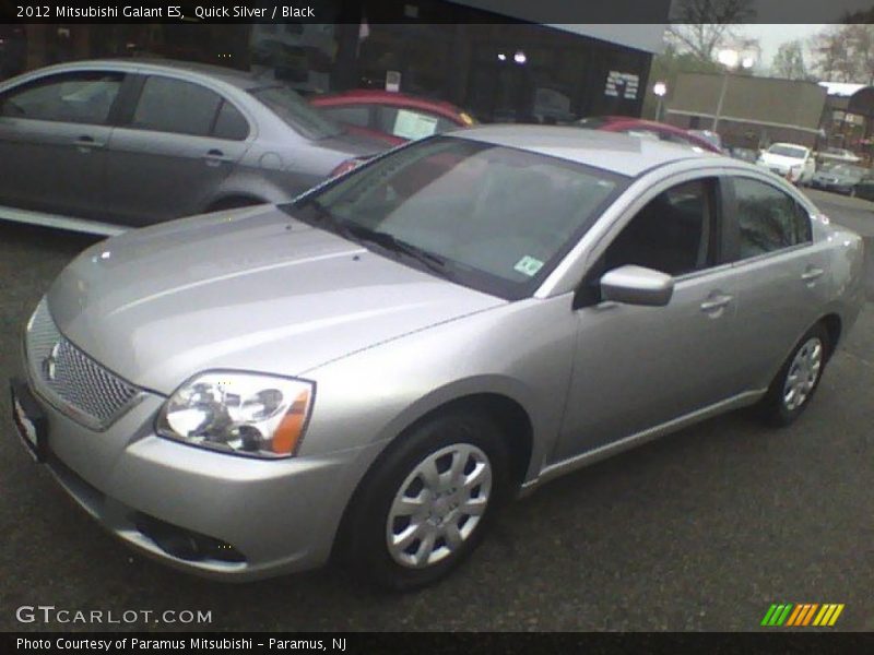 Quick Silver / Black 2012 Mitsubishi Galant ES