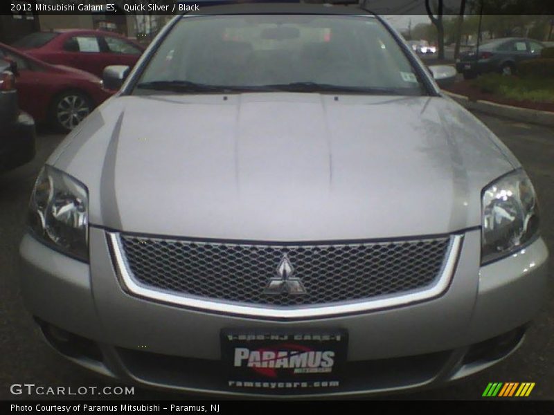 Quick Silver / Black 2012 Mitsubishi Galant ES