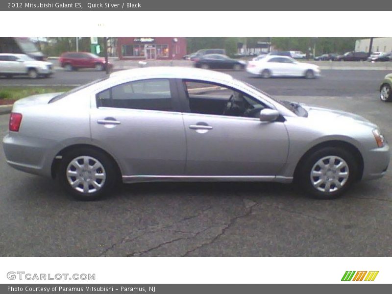 Quick Silver / Black 2012 Mitsubishi Galant ES