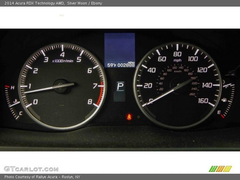 Silver Moon / Ebony 2014 Acura RDX Technology AWD