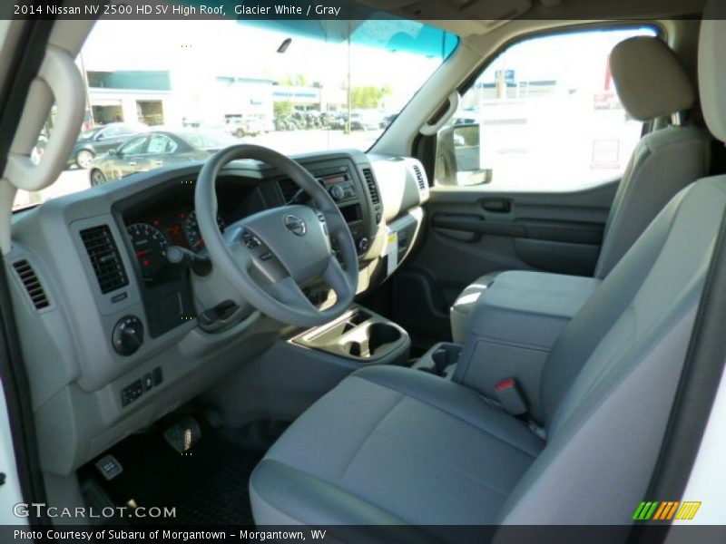 Glacier White / Gray 2014 Nissan NV 2500 HD SV High Roof