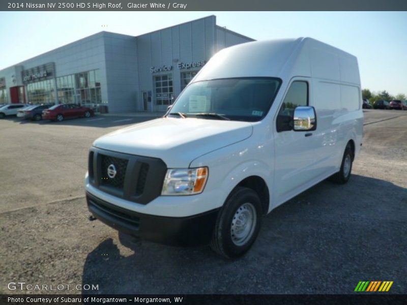 Glacier White / Gray 2014 Nissan NV 2500 HD S High Roof