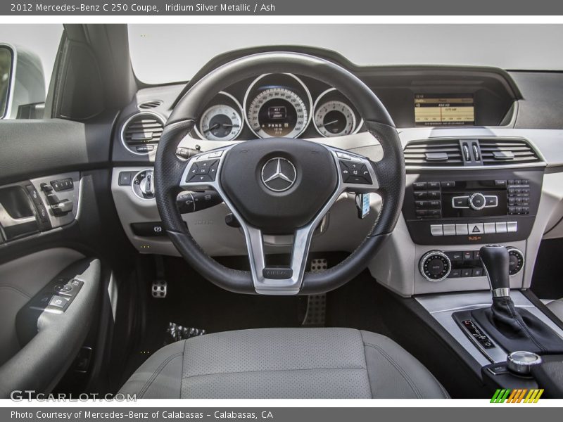 Iridium Silver Metallic / Ash 2012 Mercedes-Benz C 250 Coupe
