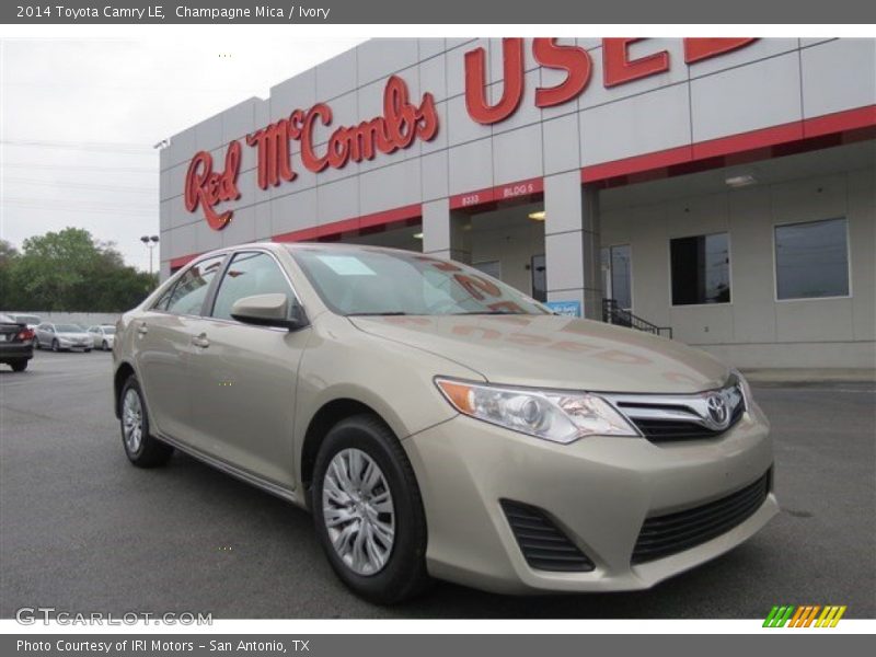 Champagne Mica / Ivory 2014 Toyota Camry LE