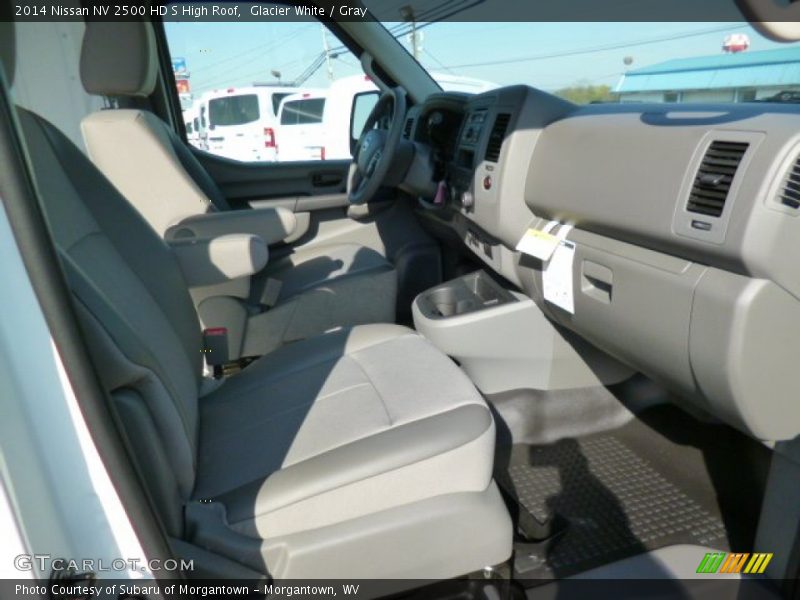 Glacier White / Gray 2014 Nissan NV 2500 HD S High Roof