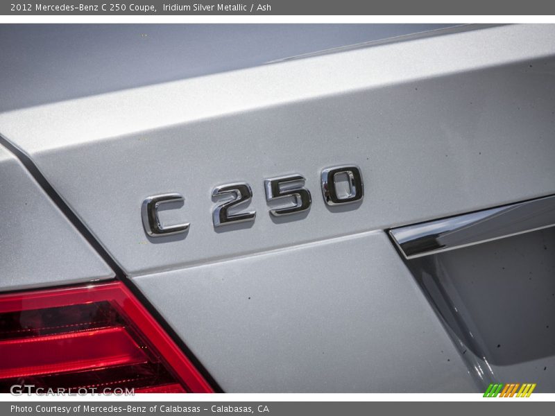 Iridium Silver Metallic / Ash 2012 Mercedes-Benz C 250 Coupe