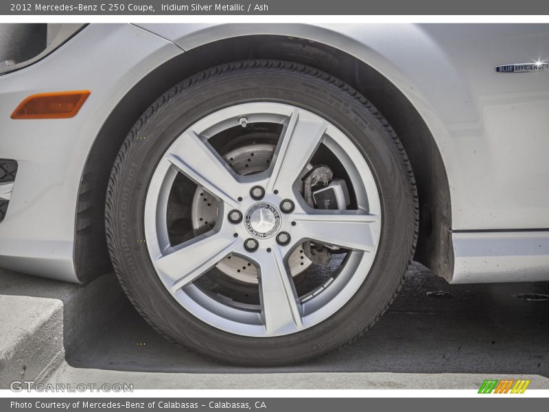 Iridium Silver Metallic / Ash 2012 Mercedes-Benz C 250 Coupe