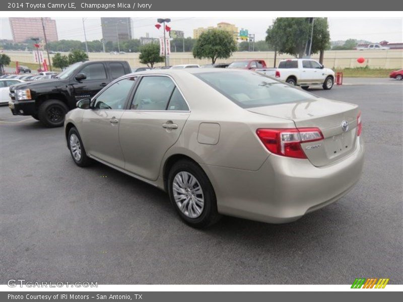 Champagne Mica / Ivory 2014 Toyota Camry LE