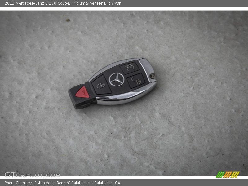 Iridium Silver Metallic / Ash 2012 Mercedes-Benz C 250 Coupe