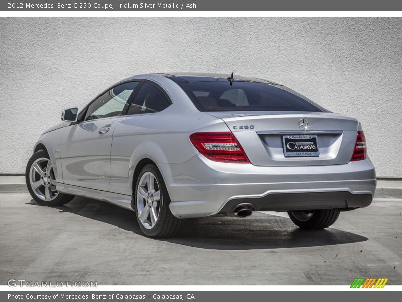 Iridium Silver Metallic / Ash 2012 Mercedes-Benz C 250 Coupe