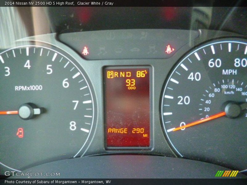 Glacier White / Gray 2014 Nissan NV 2500 HD S High Roof
