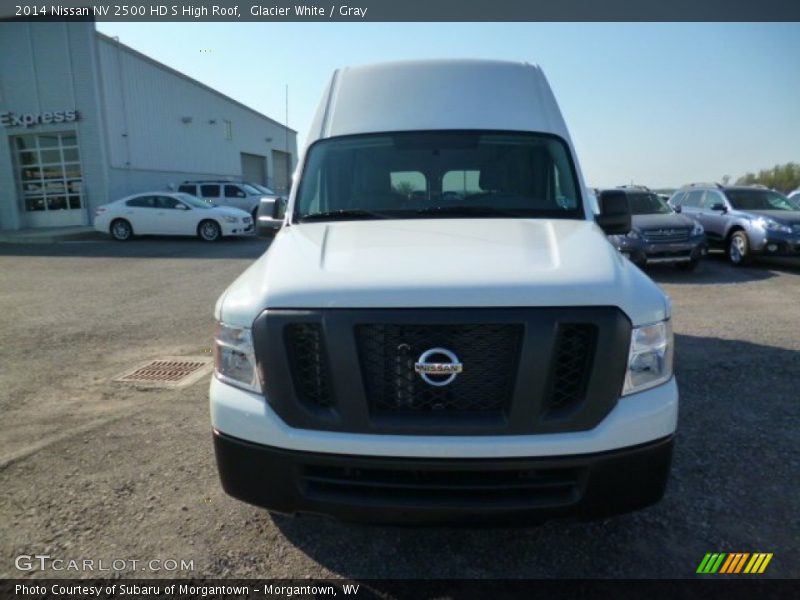 Glacier White / Gray 2014 Nissan NV 2500 HD S High Roof