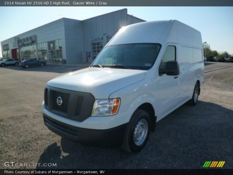 Glacier White / Gray 2014 Nissan NV 2500 HD S High Roof