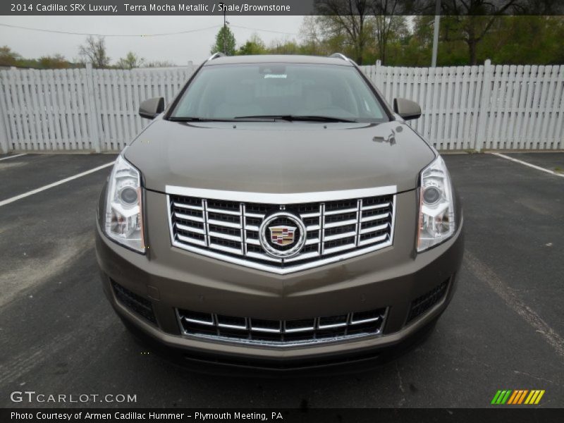 Terra Mocha Metallic / Shale/Brownstone 2014 Cadillac SRX Luxury