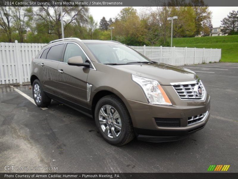 Terra Mocha Metallic / Shale/Brownstone 2014 Cadillac SRX Luxury