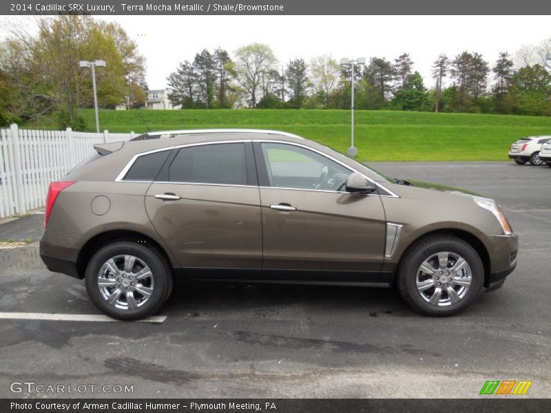 Terra Mocha Metallic / Shale/Brownstone 2014 Cadillac SRX Luxury