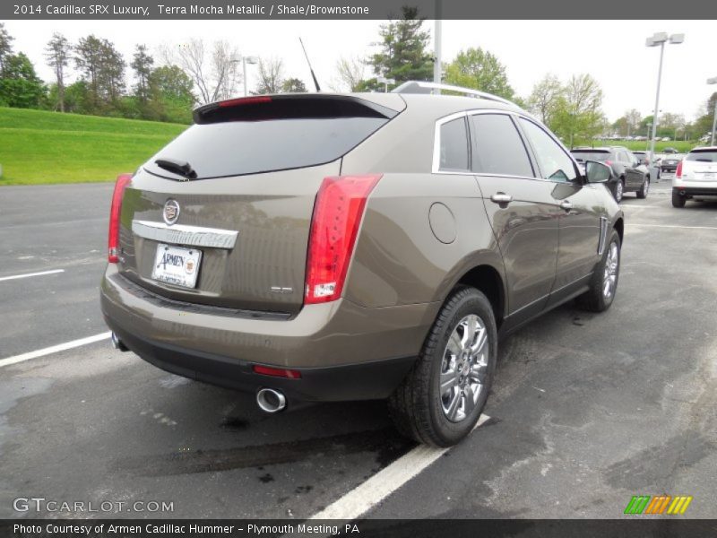 Terra Mocha Metallic / Shale/Brownstone 2014 Cadillac SRX Luxury