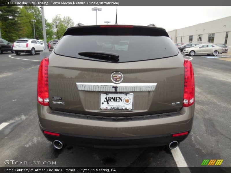 Terra Mocha Metallic / Shale/Brownstone 2014 Cadillac SRX Luxury