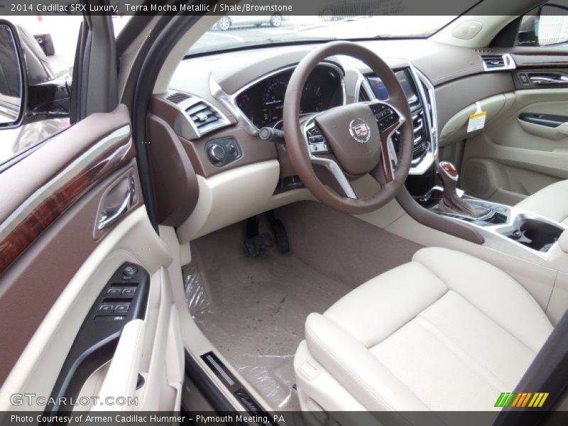 Terra Mocha Metallic / Shale/Brownstone 2014 Cadillac SRX Luxury