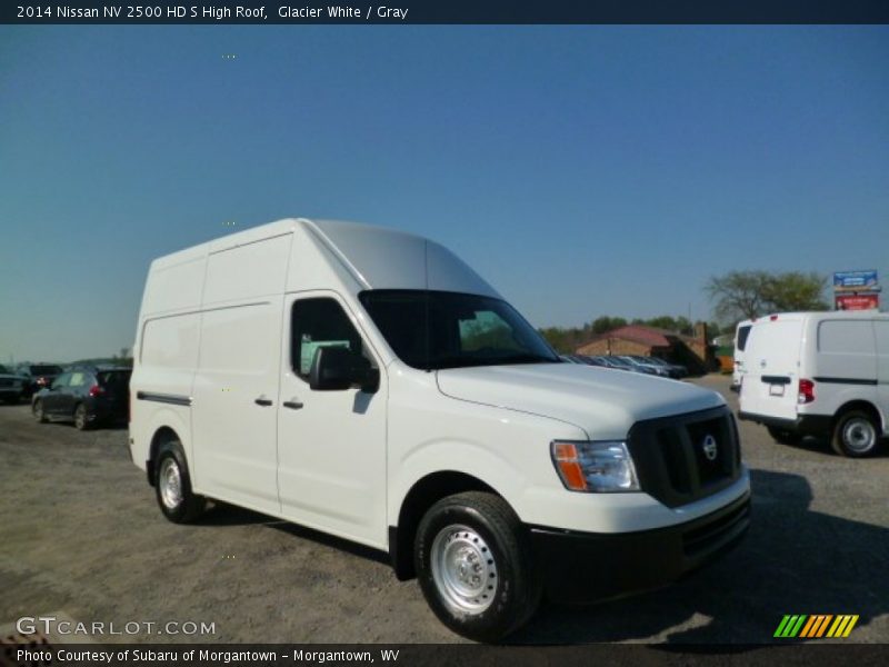 Glacier White / Gray 2014 Nissan NV 2500 HD S High Roof