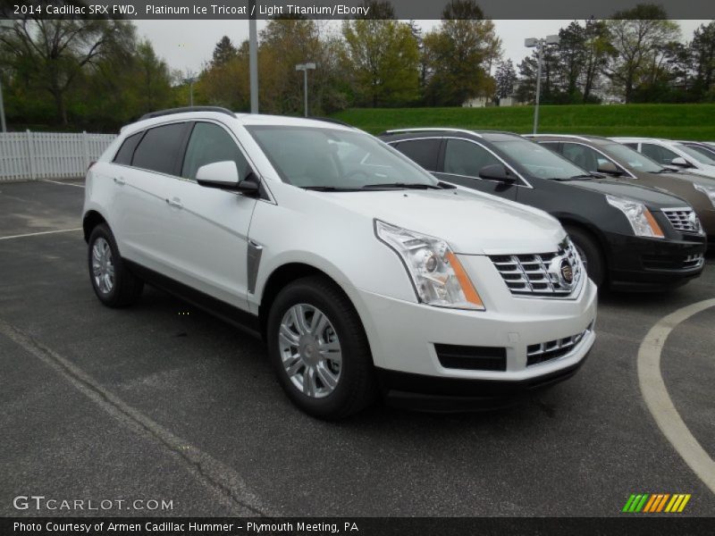 Platinum Ice Tricoat / Light Titanium/Ebony 2014 Cadillac SRX FWD