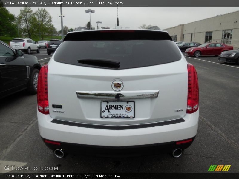 Platinum Ice Tricoat / Light Titanium/Ebony 2014 Cadillac SRX FWD