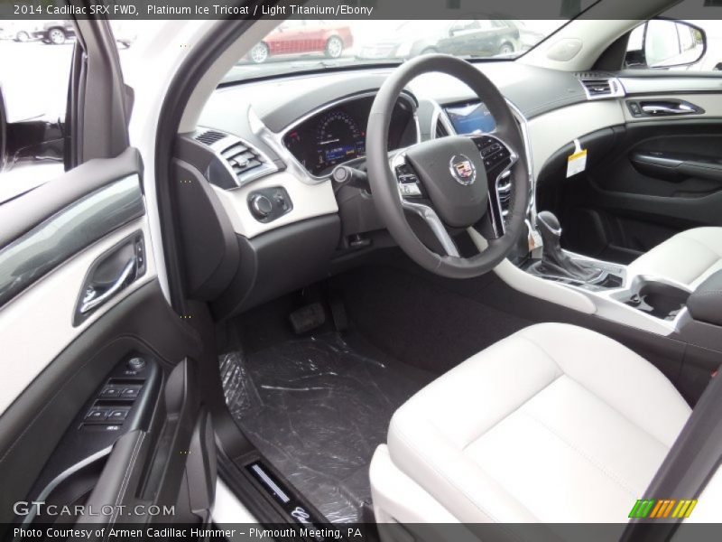 Platinum Ice Tricoat / Light Titanium/Ebony 2014 Cadillac SRX FWD