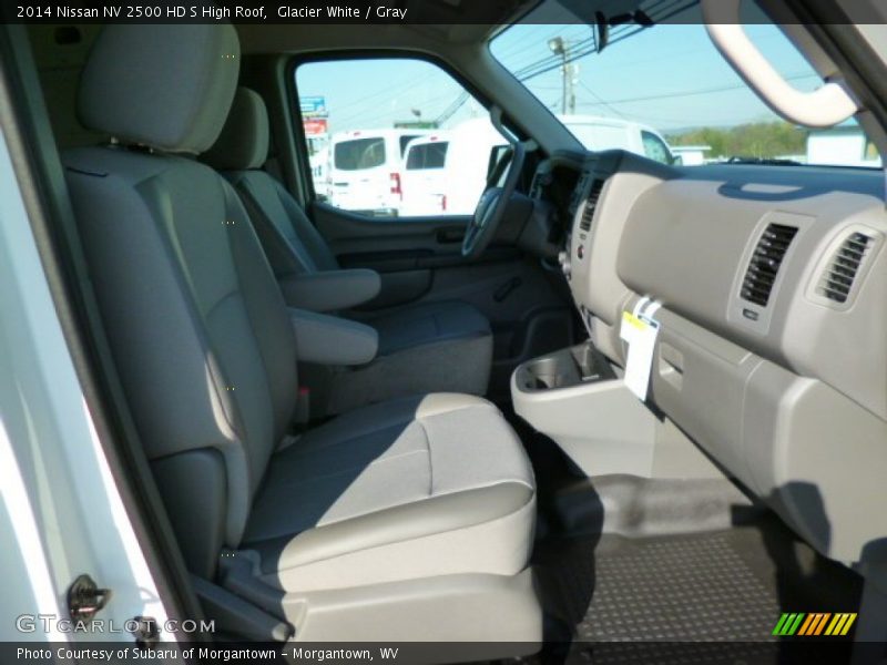 Glacier White / Gray 2014 Nissan NV 2500 HD S High Roof