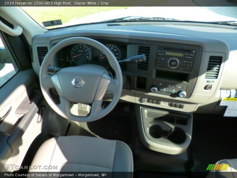 Glacier White / Gray 2014 Nissan NV 2500 HD S High Roof