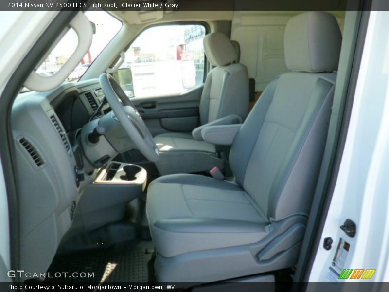 Glacier White / Gray 2014 Nissan NV 2500 HD S High Roof